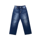  EVISU HAND-DRAWN SEAGULL PRINT 3D FIT JEANS 