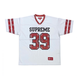  SUPREME JERSEY WHITE&RED 39 BANDANA FOOTBALL 