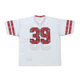  SUPREME JERSEY WHITE&RED 39 BANDANA FOOTBALL 
