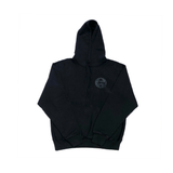  STUSSY DOT STAMP HOODIE BLACK 