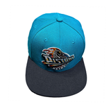  DETROIT PISTONS HAT CAP SNAP BLUE MITCHELL & NESS NBA BASKETBALL 
