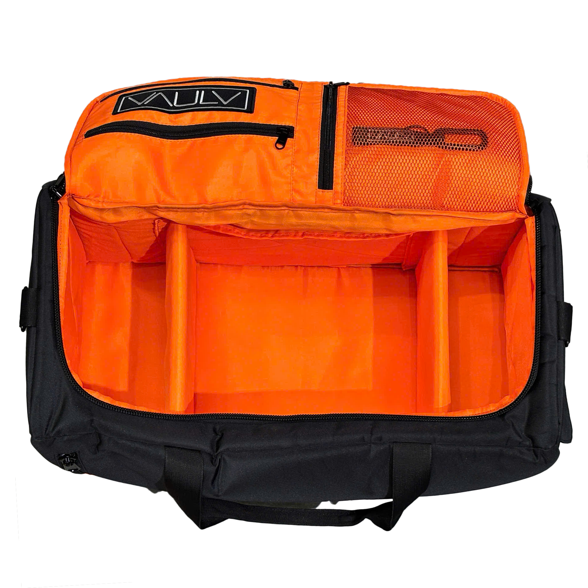  VAULV DUFFLE 015 BLACK ORANGE 