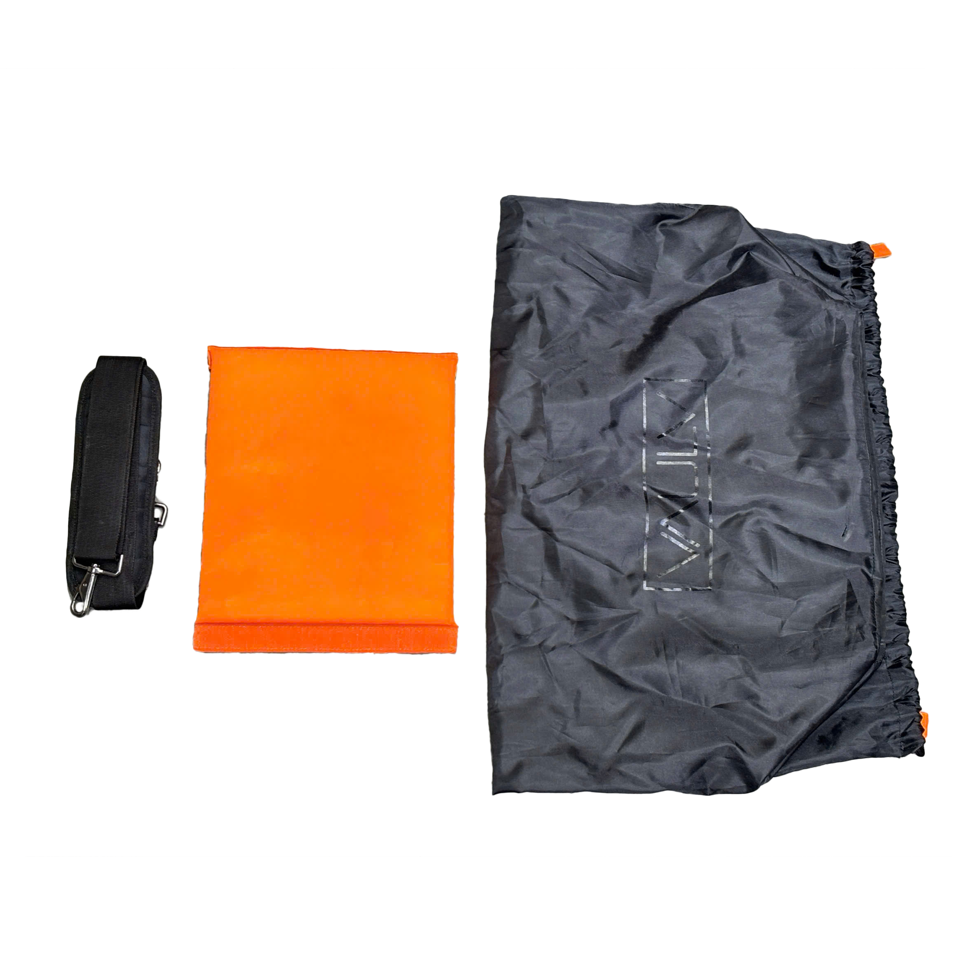  VAULV DUFFLE 015 BLACK ORANGE 