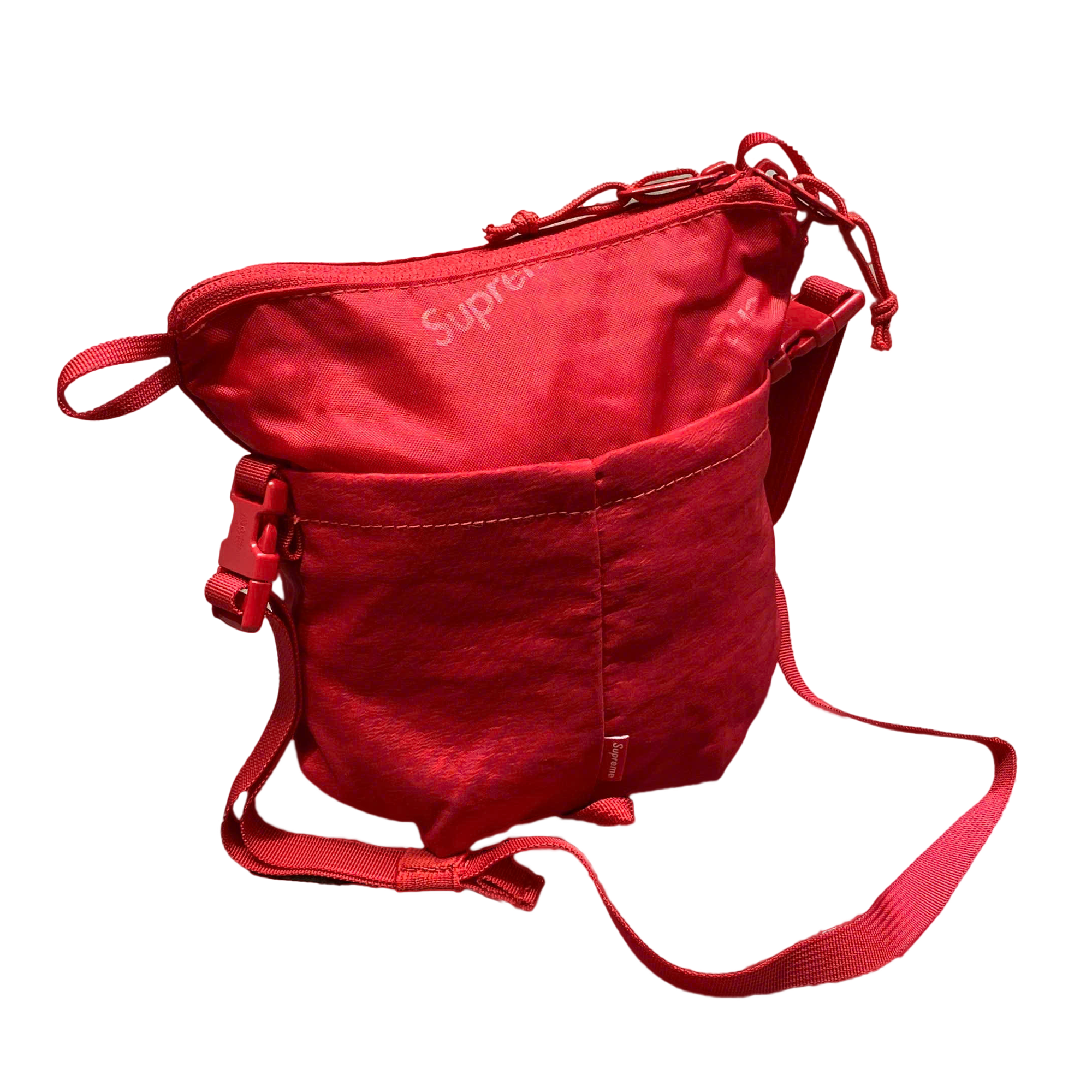  SUPREME NECK POUCH DARK RED/ OLIVE 