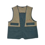  ADIDAS ORIGINALS TREFOIL PATCHAWORK MULT-POCKET ZIP VEST 