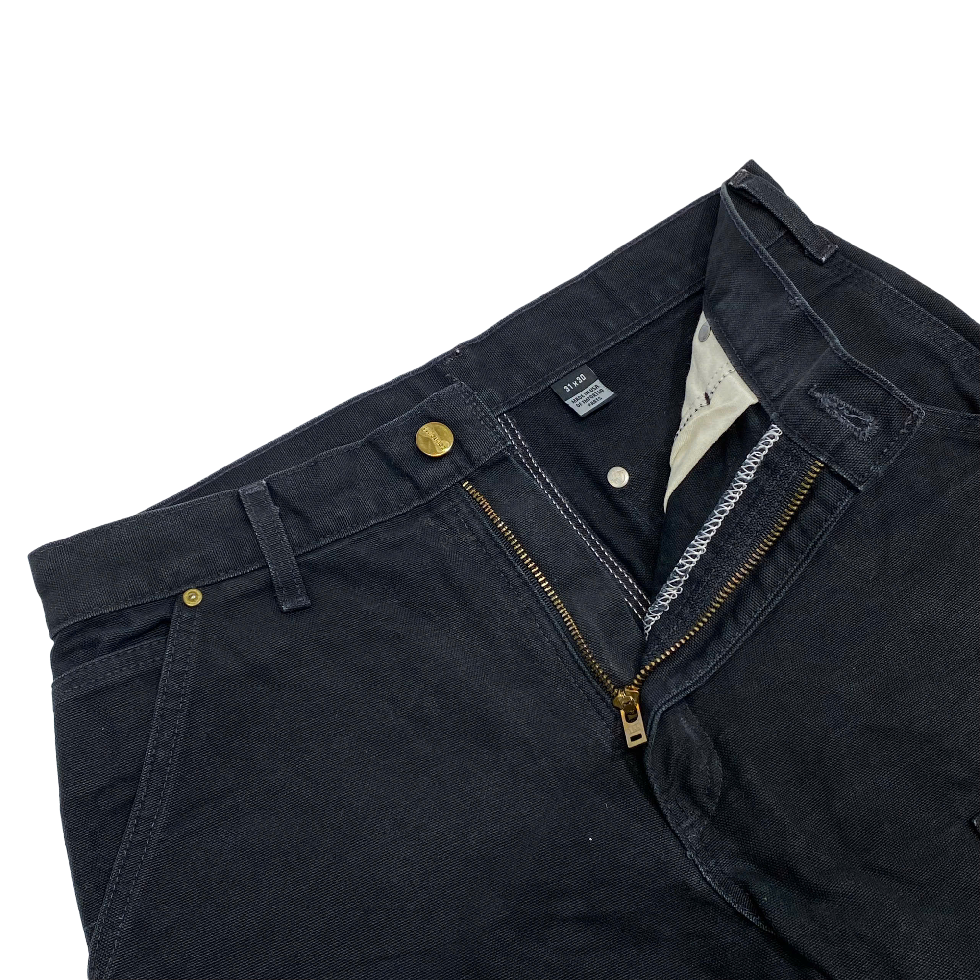  CARHARTT WIP DOUBLE KNEE BLACK B01 