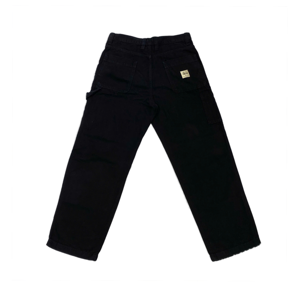  STUSSY DOUBLE KNEE WORK PANT BLACK 