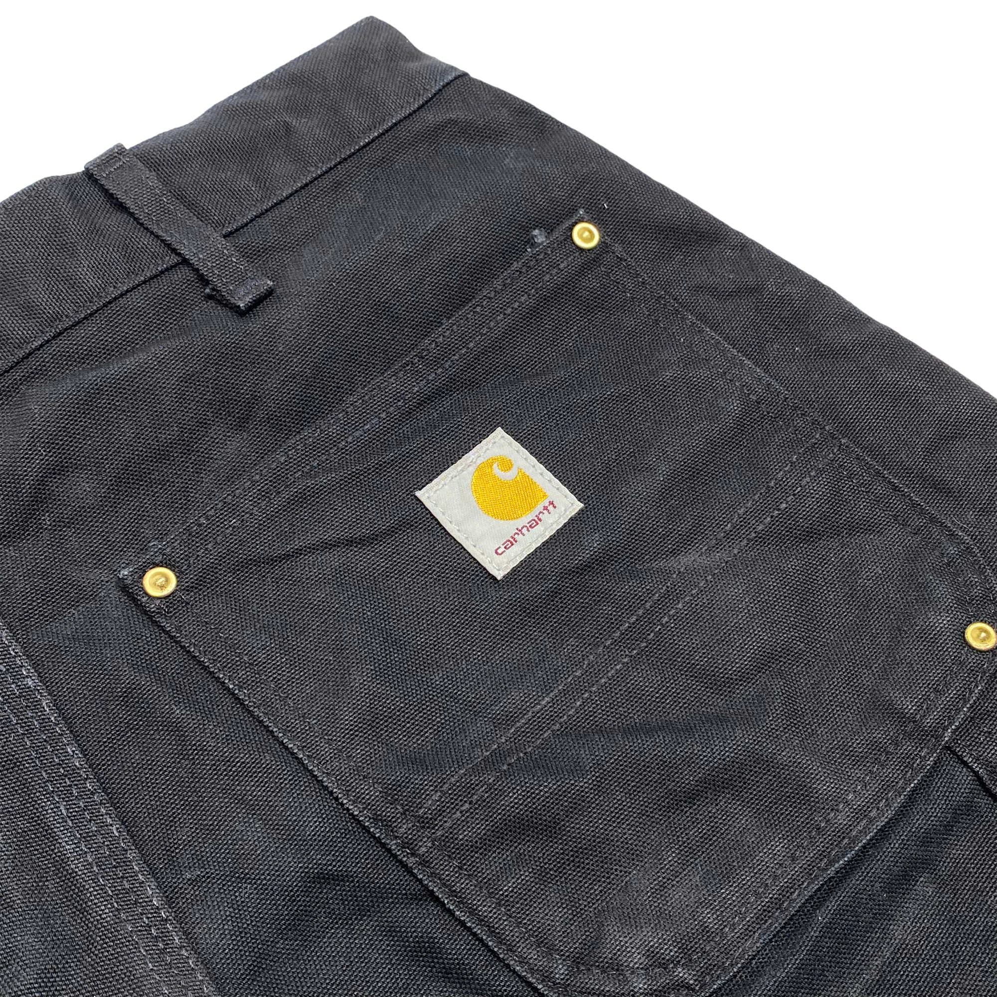  CARHARTT WIP DOUBLE KNEE BLACK B01 