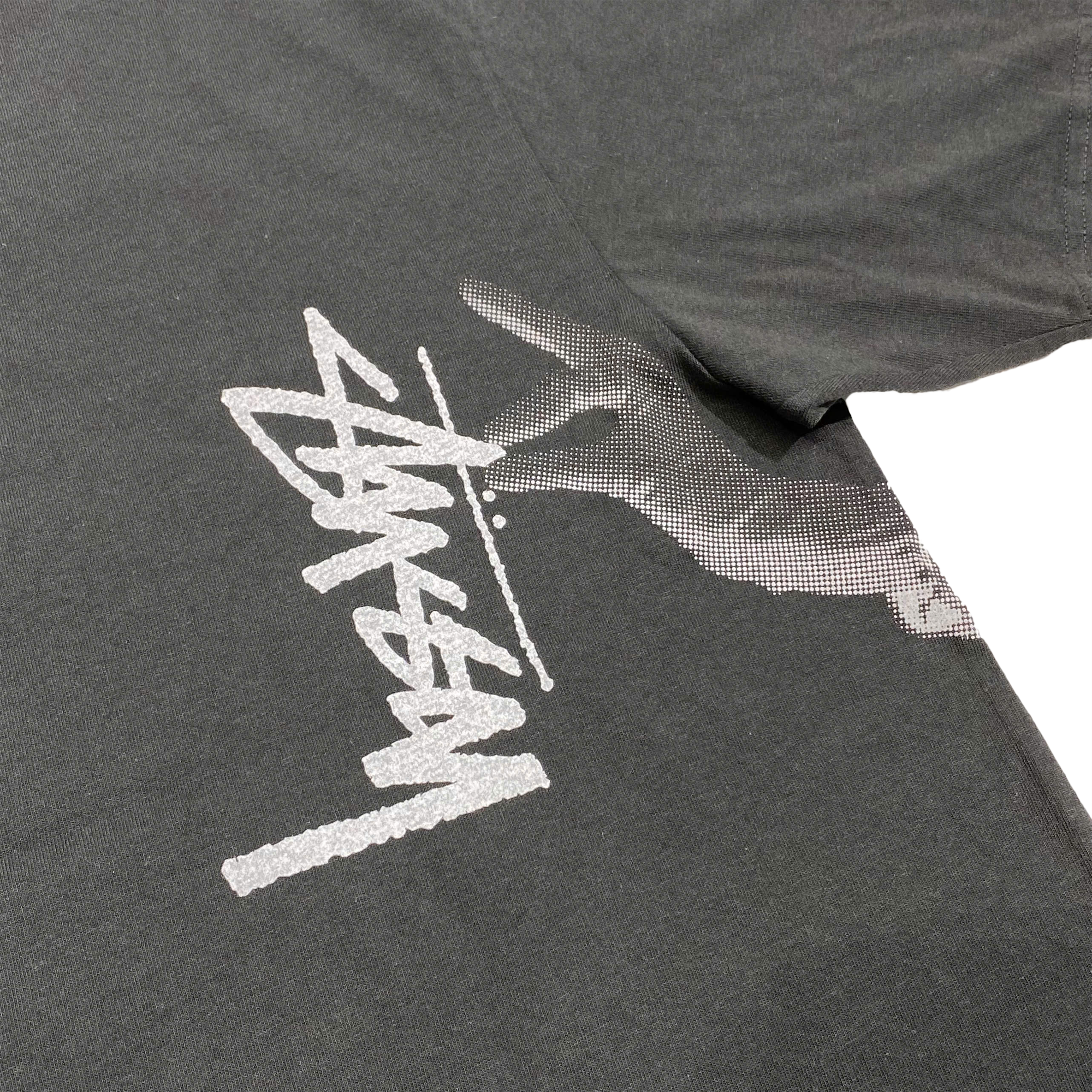  STUSSY PARIS TEE FADED BLACK 