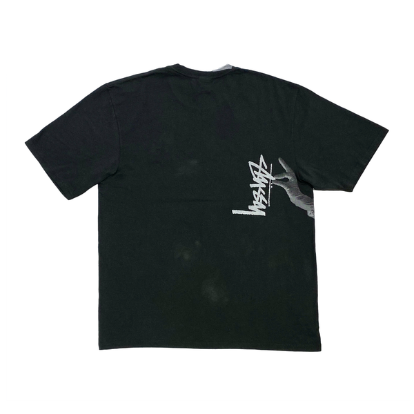  STUSSY PARIS TEE FADED BLACK 