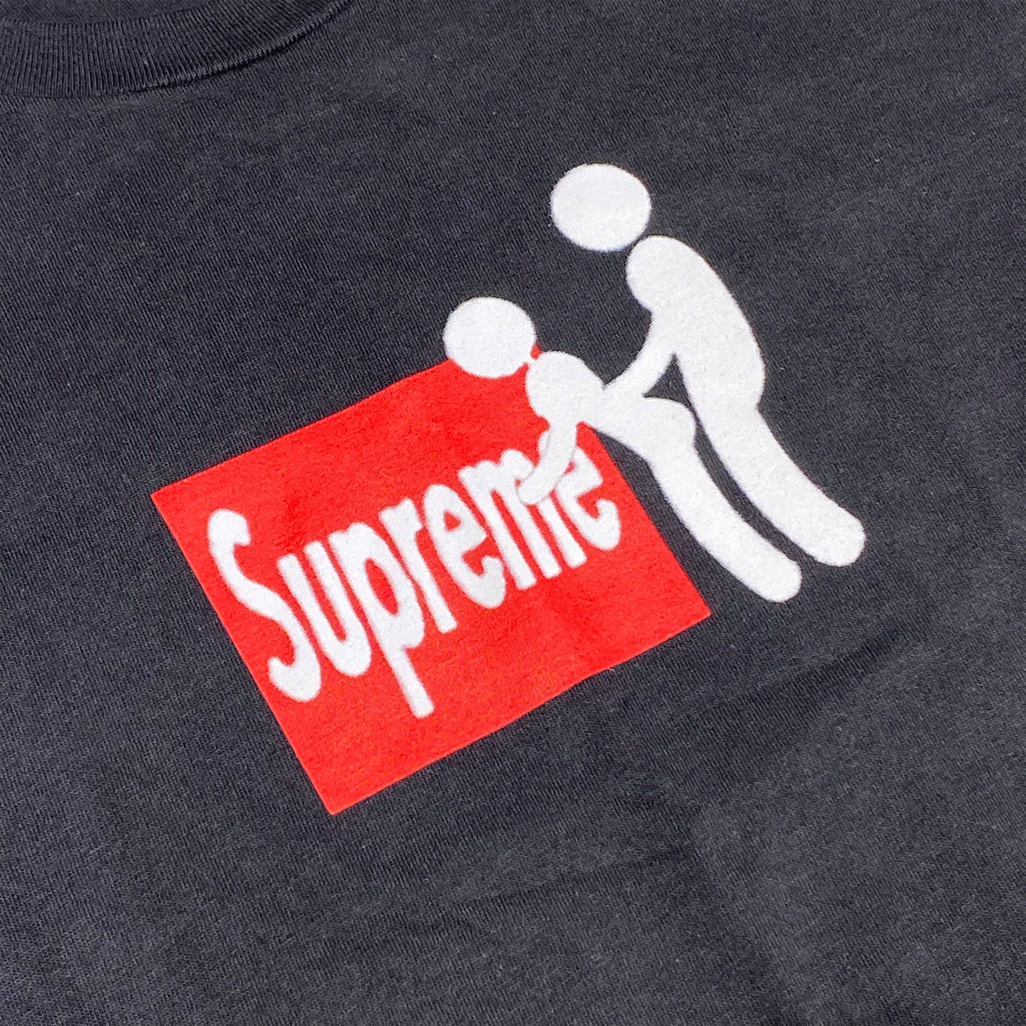  SUPREME STICK TEE BLACK 