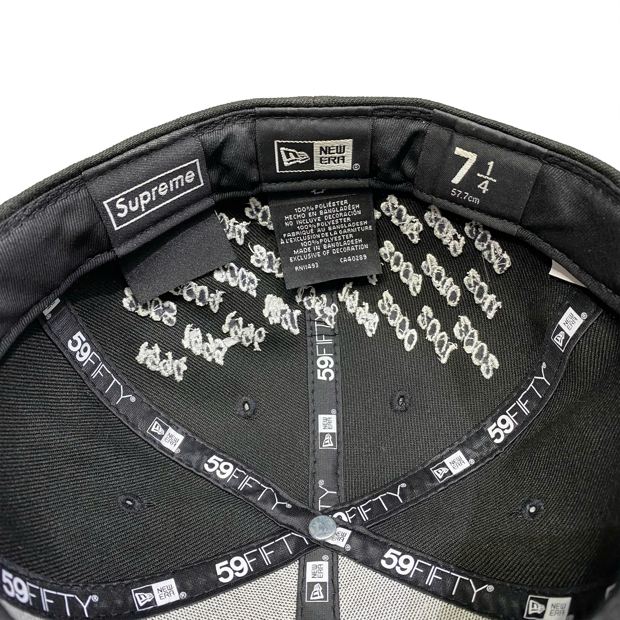  SUPREME CHAMPIONS BOX LOGO NEW ERA CAP BLACK (SS21) 