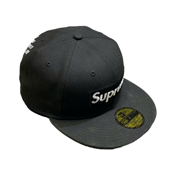  SUPREME CHAMPIONS BOX LOGO NEW ERA CAP BLACK (SS21) 