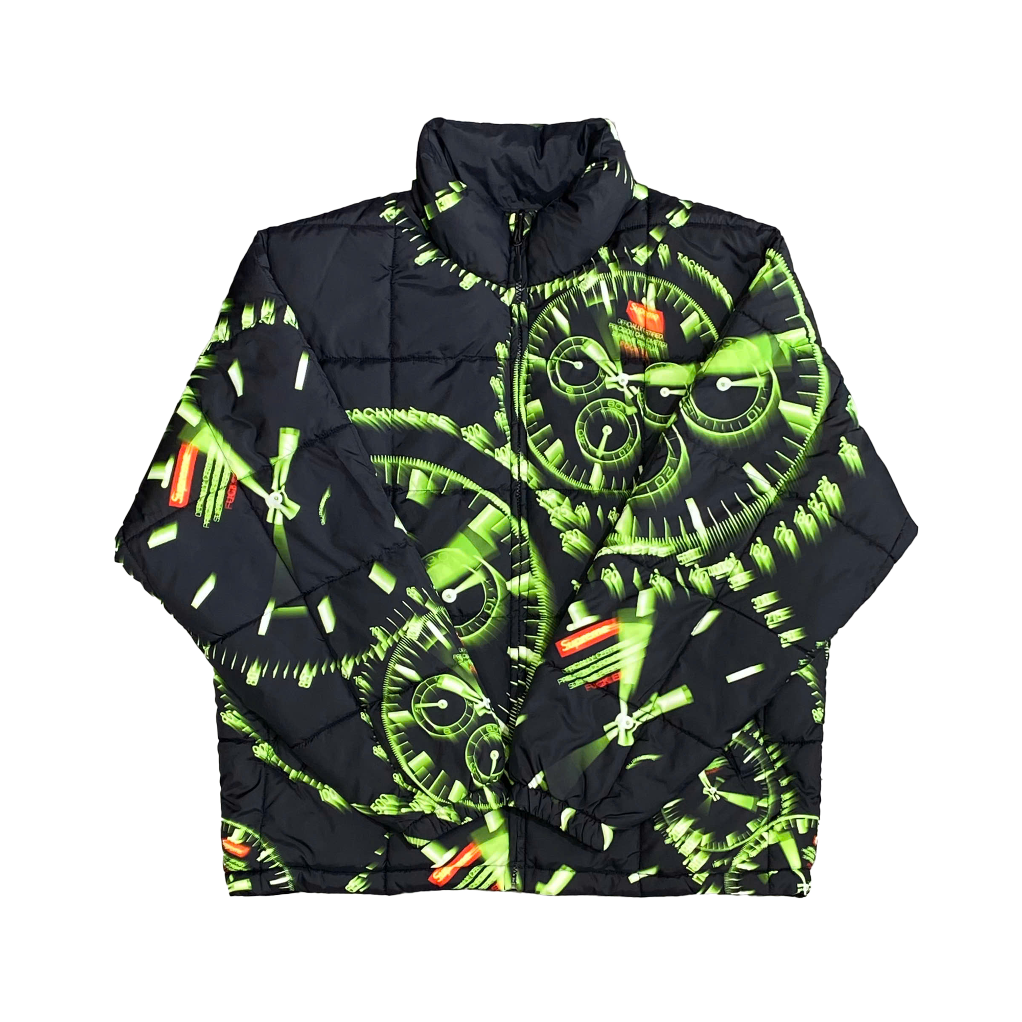  SUPREME WATCHES REVERSIBLE PUFFY JACKET 