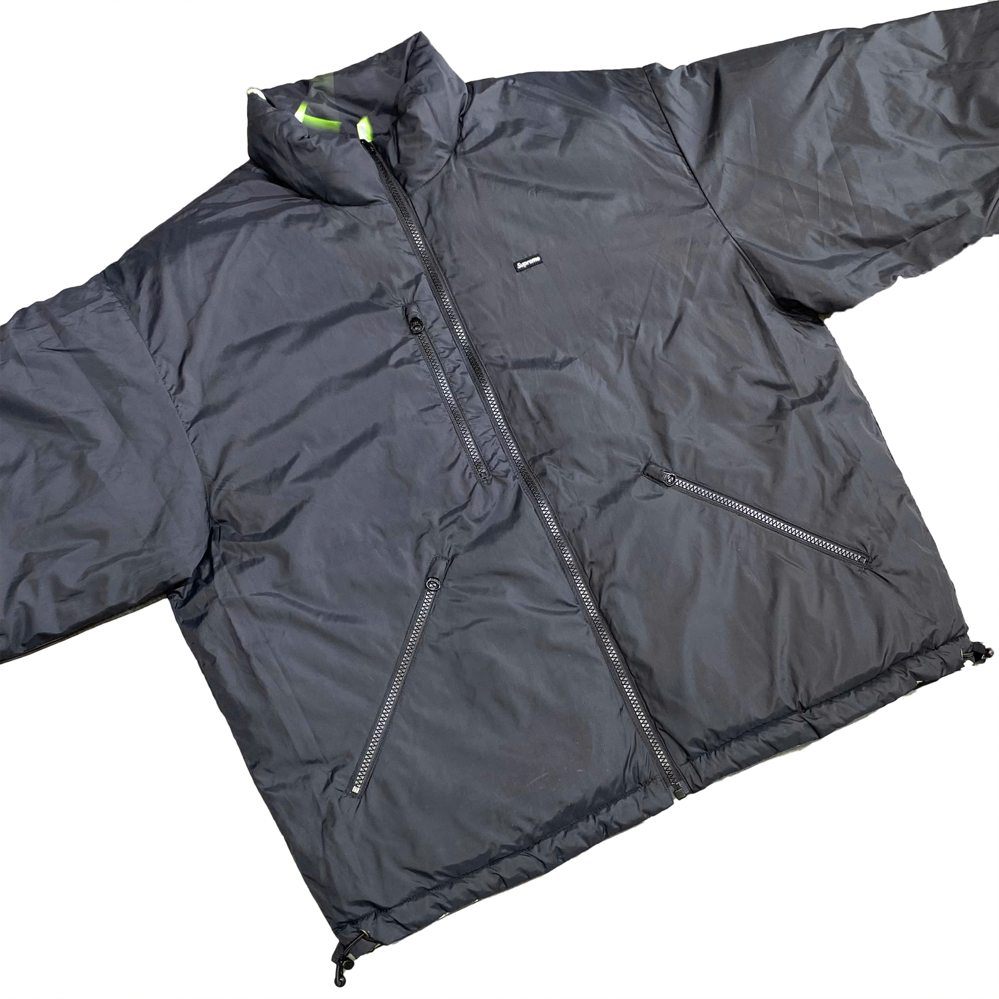  SUPREME WATCHES REVERSIBLE PUFFY JACKET 