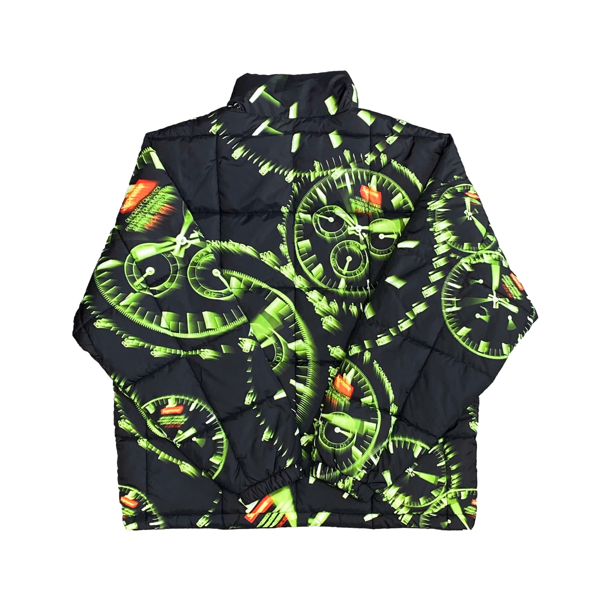  SUPREME WATCHES REVERSIBLE PUFFY JACKET 
