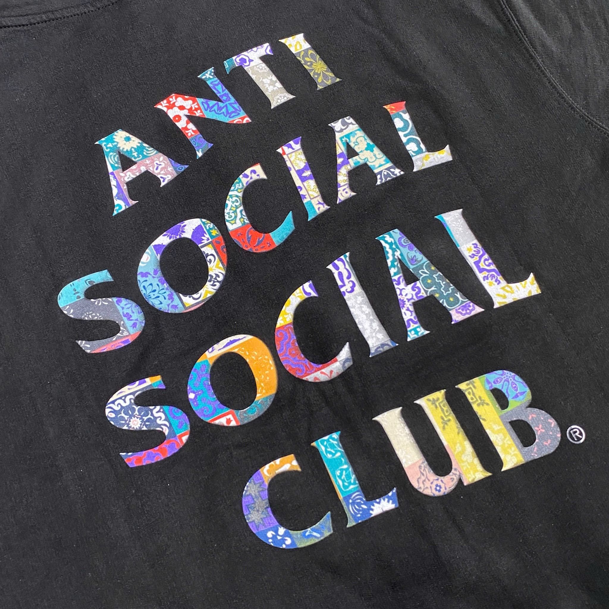  ANTI SOCIAL SOCIAL CLUB PULLOVER HOODIE PAISLEY PRINT 