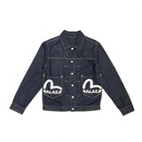  PALACE X EVISU DICE DENIM JACKET 