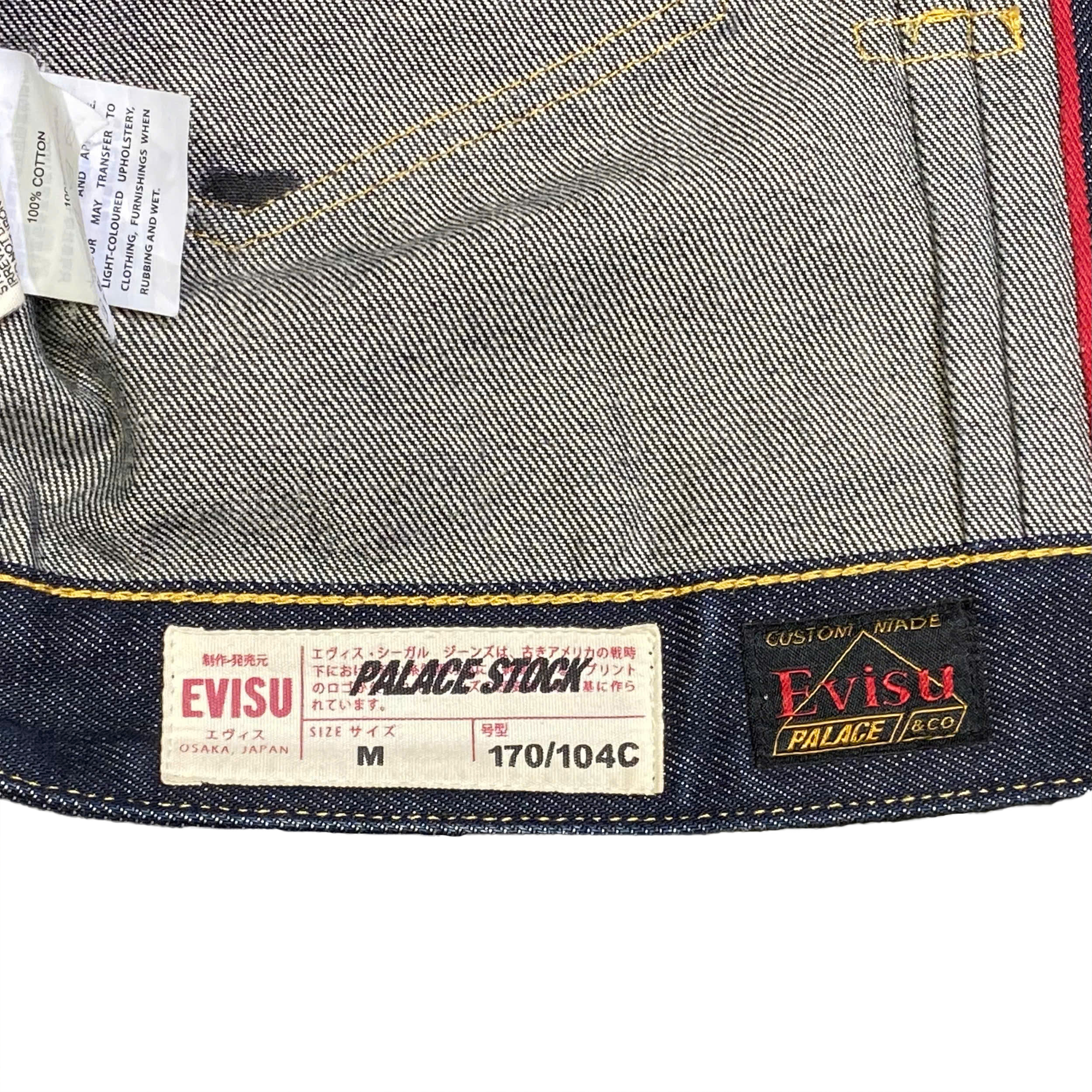  PALACE X EVISU DICE DENIM JACKET 