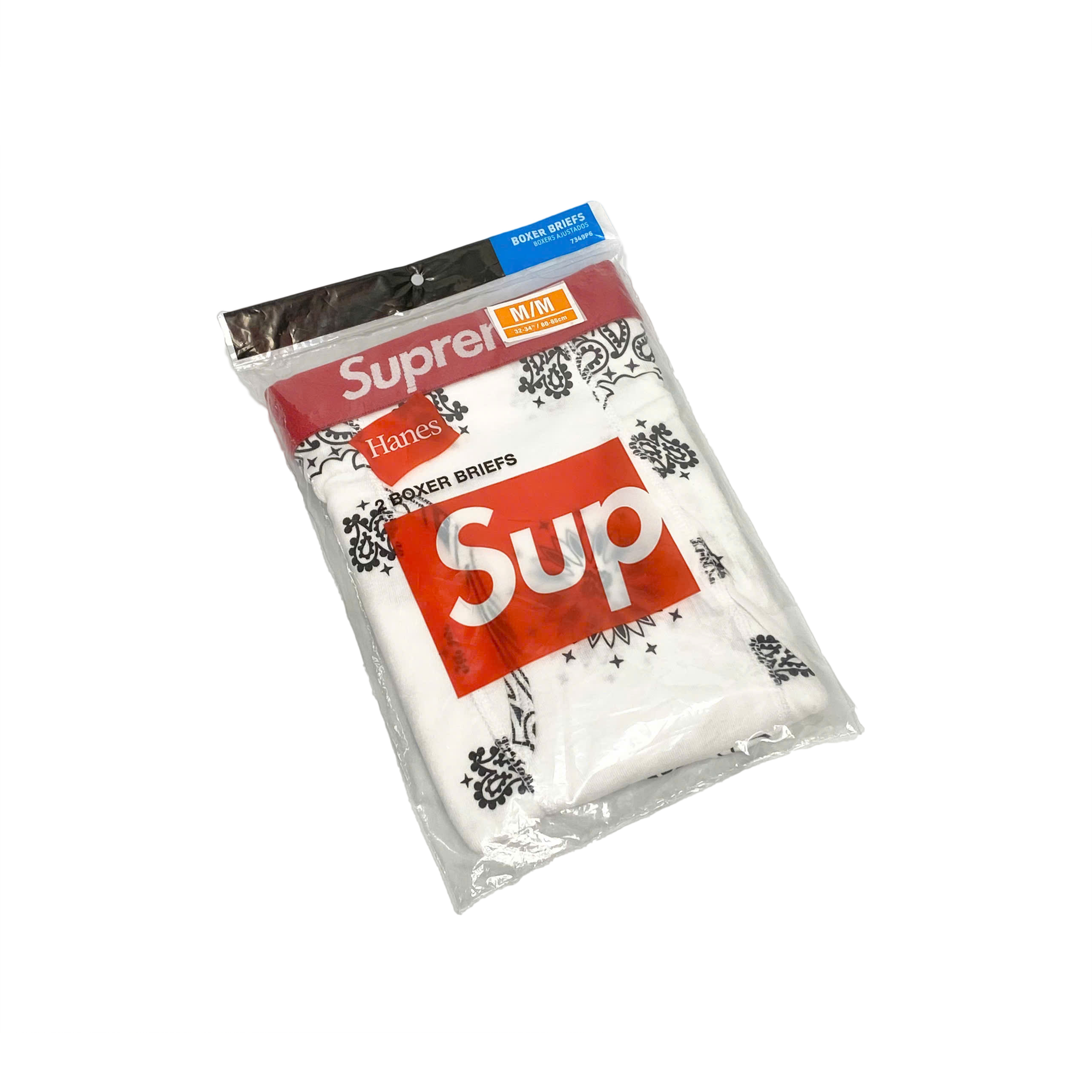 DS SUPREME HANES BANDANA BOXER BRIEFS WHITE (2C/PACK) FW 22 – Tiệm