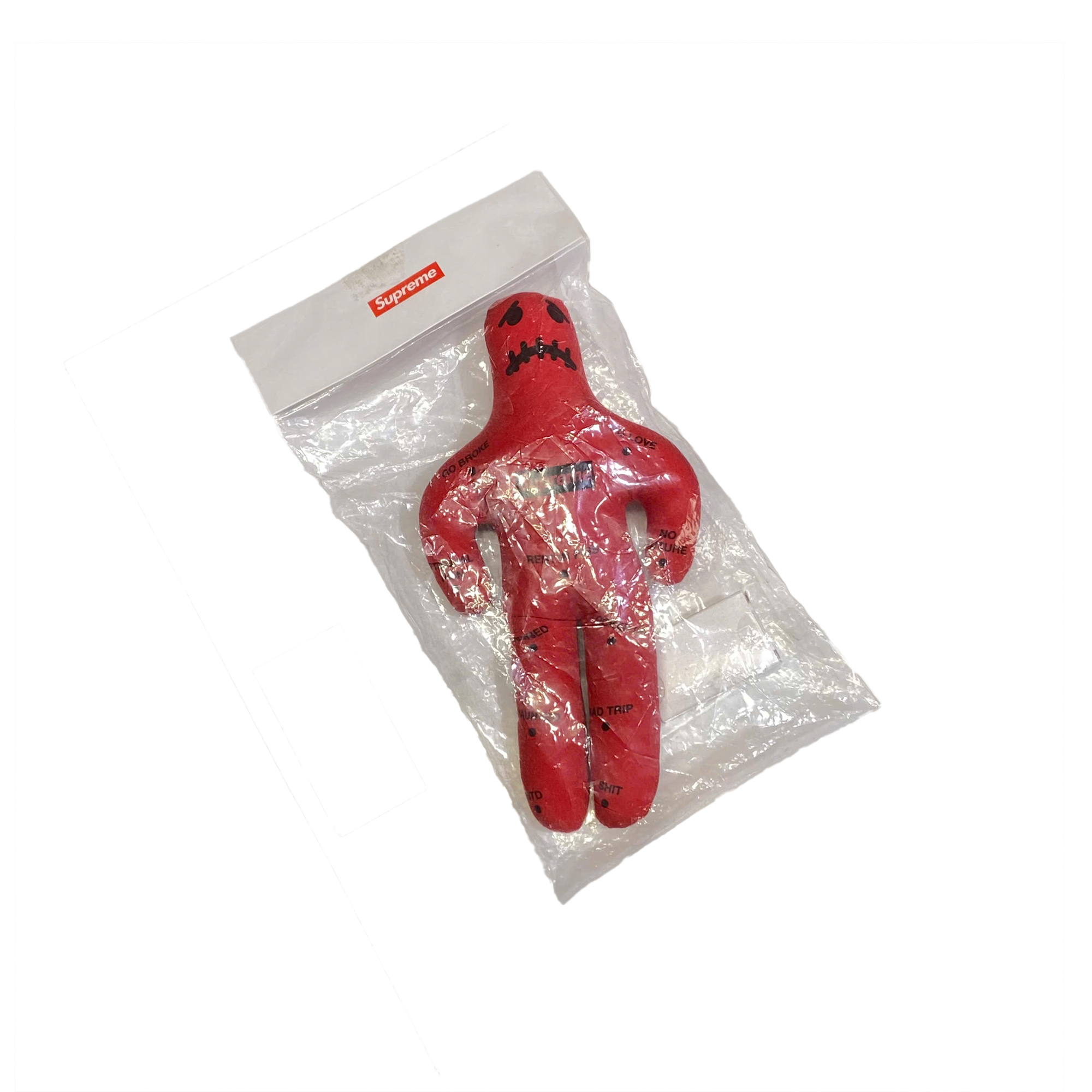  SUPREME VOODOO DOLL WITH PINS RED 
