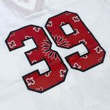  SUPREME JERSEY WHITE&RED 39 BANDANA FOOTBALL 