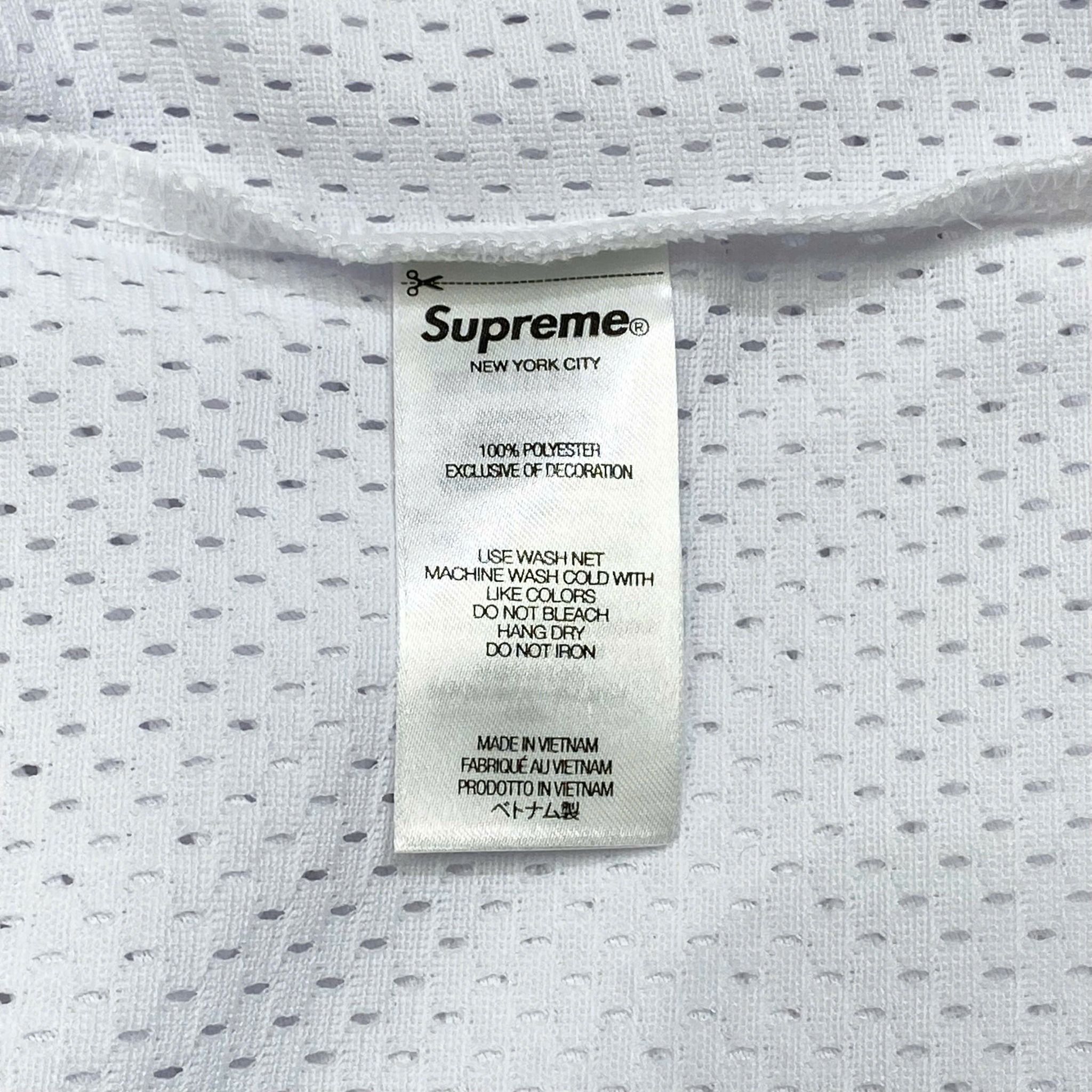  SUPREME JERSEY WHITE&RED 39 BANDANA FOOTBALL 