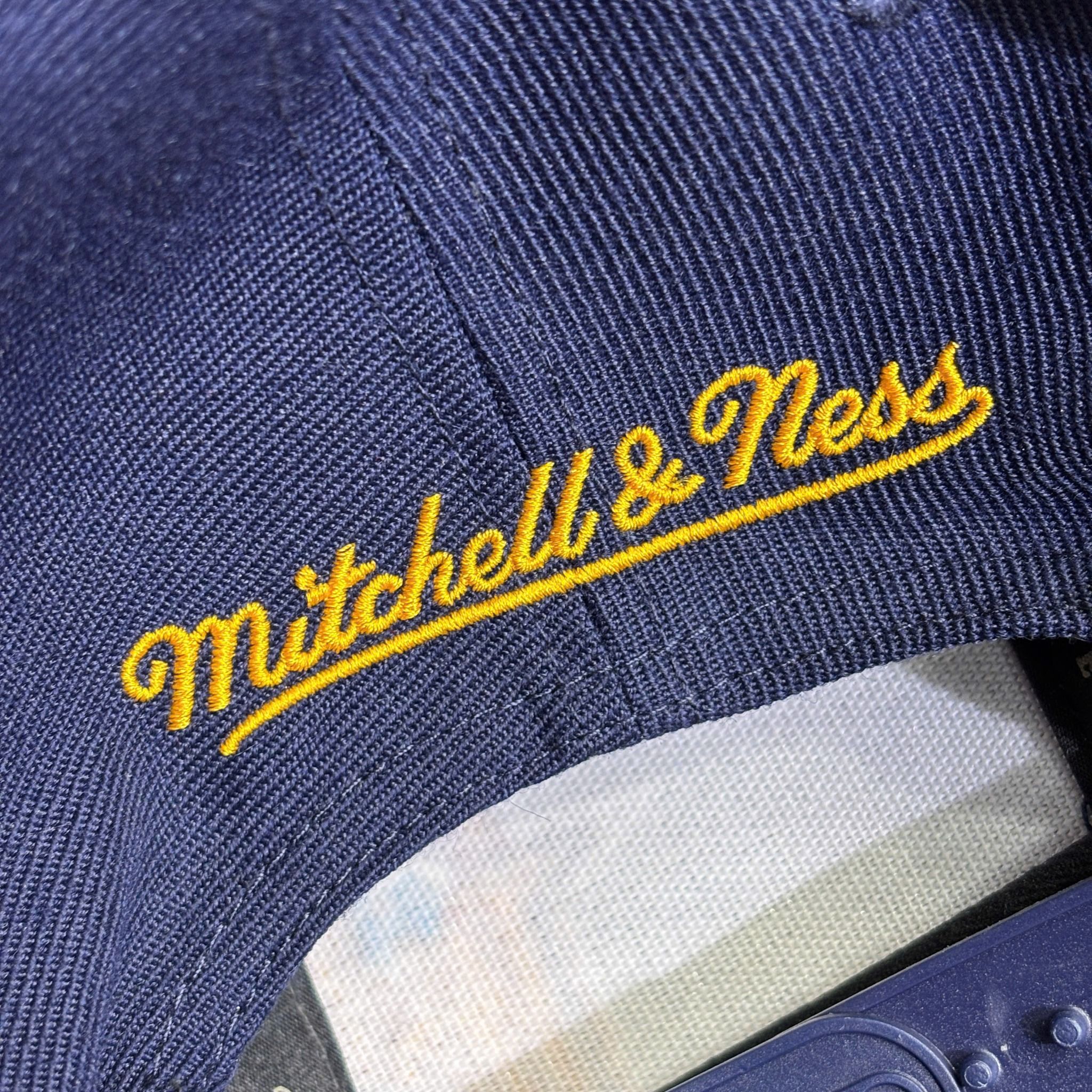  MITCHELL & NESS NBA GOLDEN STATE WARRIORS HWC THROWBACK THUNDER SNAPBACK HAT 