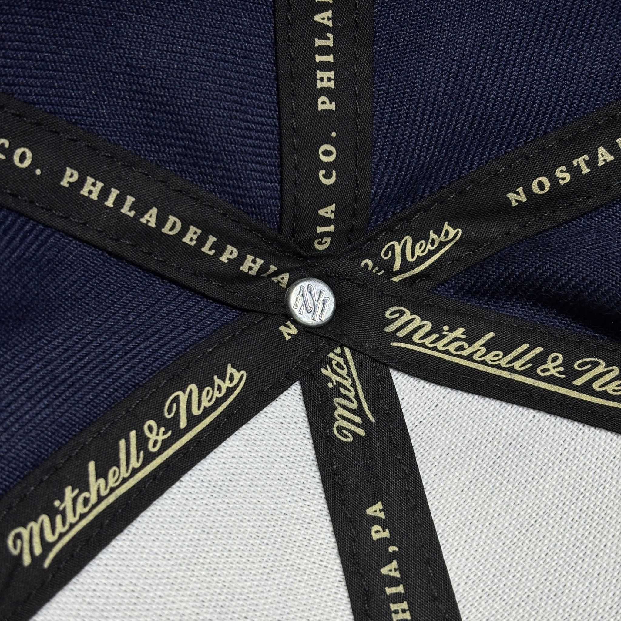  MITCHELL & NESS NBA GOLDEN STATE WARRIORS HWC THROWBACK THUNDER SNAPBACK HAT 