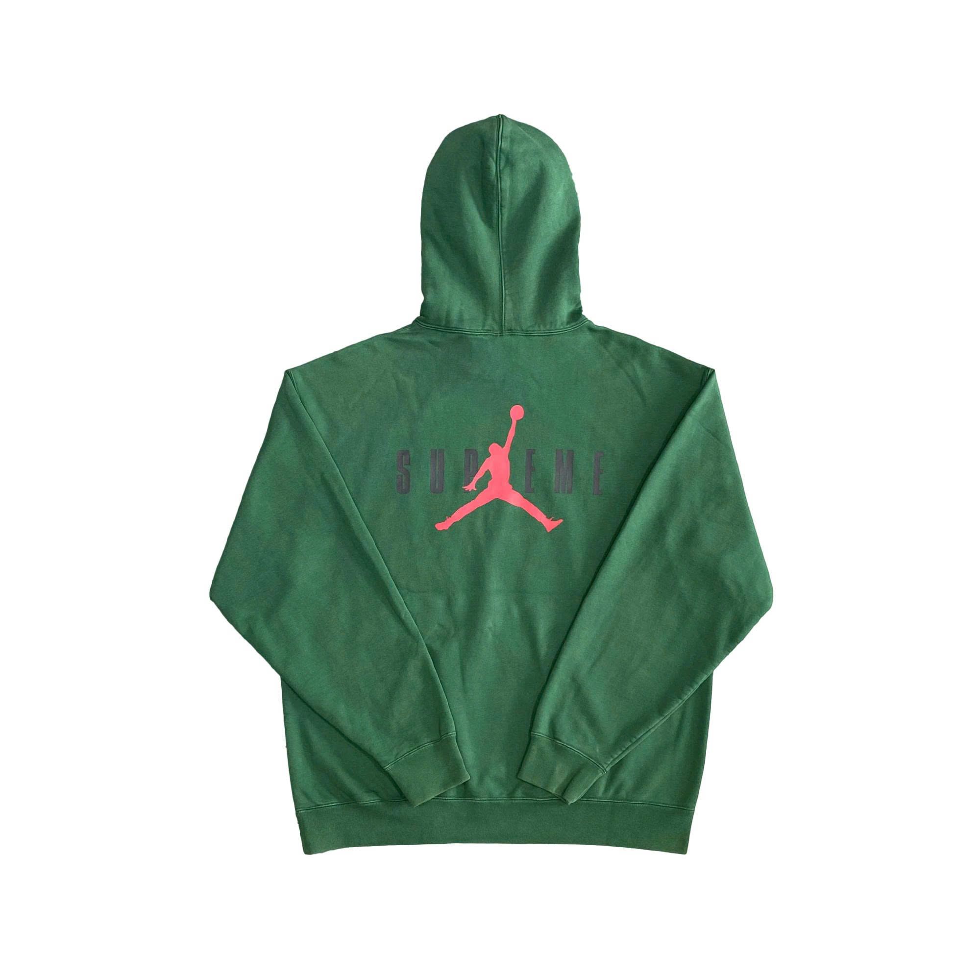  SUPREME JORDAN HOODED SWEATSHIRT GREEN 