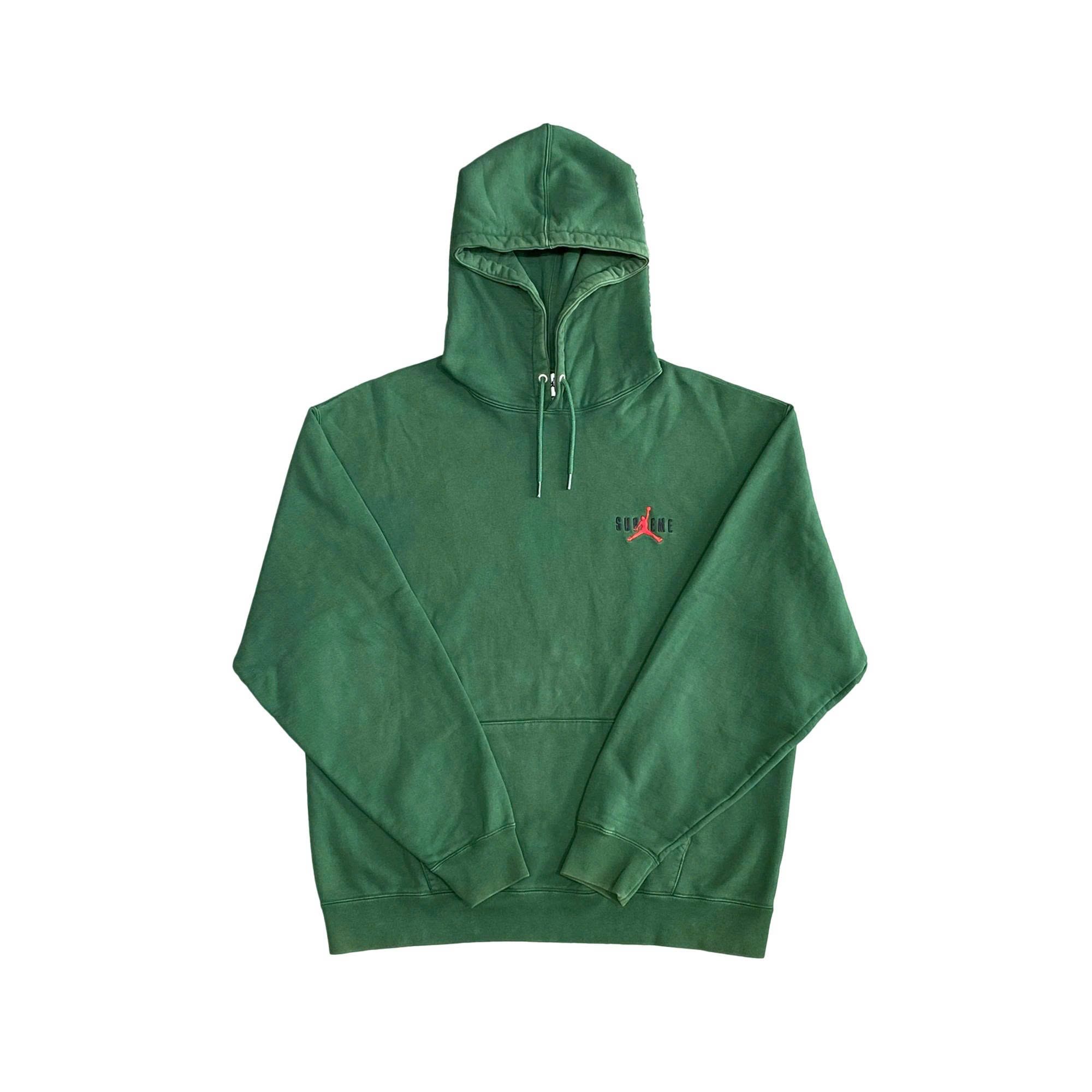  SUPREME JORDAN HOODED SWEATSHIRT GREEN 