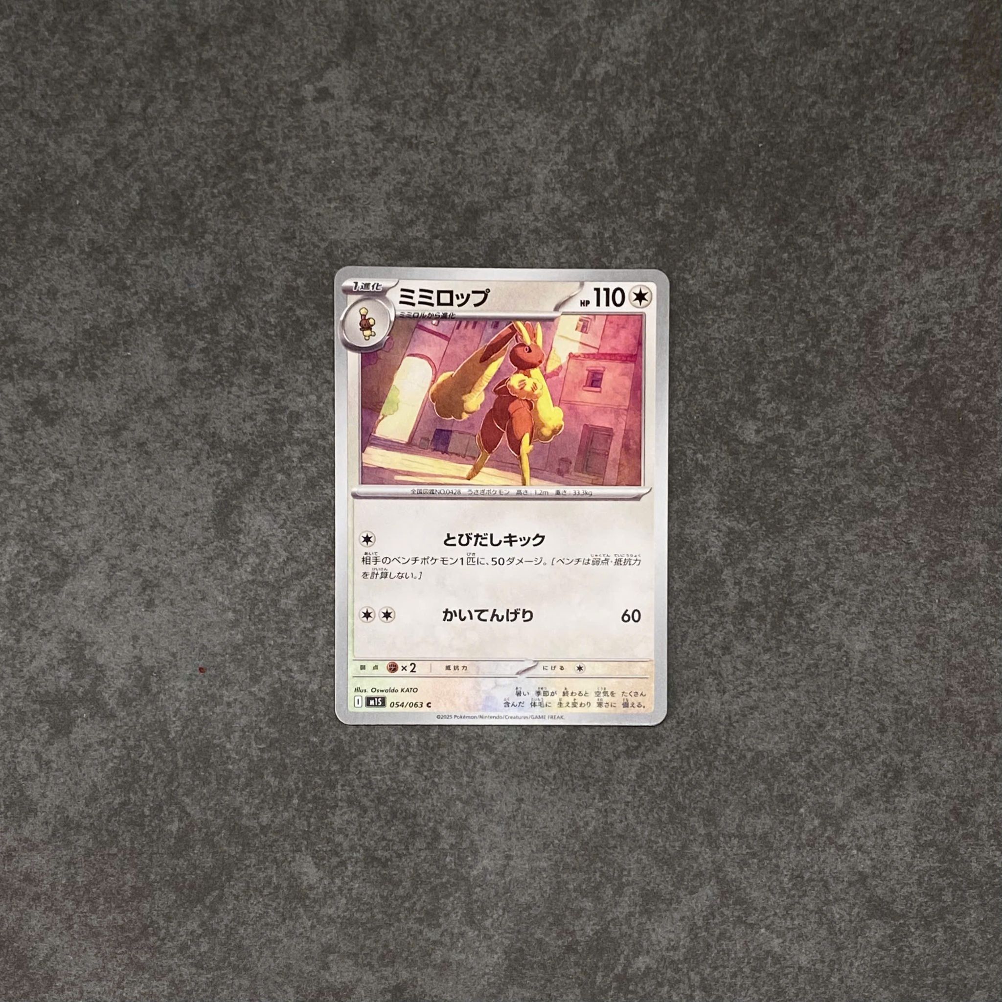  LOPUNNY 054/063 COMMON MEGA SYMPHONIA POKEMON 
