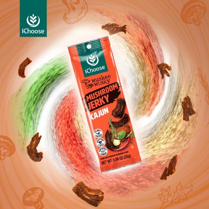 IChoose Muskee - Nấm sấy mềm Muskee 25 gram - vị Cajun