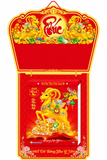  HT11 - Lịch Bloc Cực Đại 2027 Đinh Mùi - Trà Đạo (17x24 cm) - ĐINH MÙI HẠNH PHÚC - In Quảng Cáo Logo Theo Yêu Cầu 
