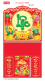  Lịch lò xo giữa gắn bloc (bìa) -  37 x 68cm - In Quảng Cáo Theo Yêu Cầu 