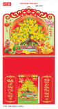  Lịch lò xo giữa gắn bloc (bìa) -  37 x 68cm - In Quảng Cáo Theo Yêu Cầu 