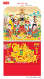  Lịch lò xo giữa gắn bộ số -  37 x 68cm - In Quảng Cáo Theo Yêu Cầu 