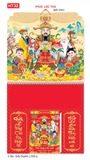  Lịch lò xo giữa gắn bloc (bìa) -  37 x 68cm - In Quảng Cáo Theo Yêu Cầu 