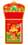  HT4 - Lịch Bloc Siêu Cực Đại 2027 Đinh Mùi - Hương Sắc Việt Nam (29x41 cm) - VINH HOA PHÚ QUÝ  - In Quảng Cáo Logo Theo Yêu Cầu 