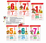  HT6 - Lịch Bloc Cực Đại 2027 Đinh Mùi - Chiêu Tài Tấn Bảo (25x35 cm) - ĐINH MÙI PHÁT LỘC - In Quảng Cáo Logo Theo Yêu Cầu 