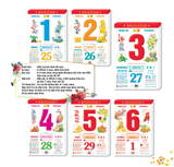  HT8 - Lịch Bloc Cực Đại 2027 Đinh Mùi - Hồng Phúc Cát Tường (20x30 cm) - HỒNG PHÚC CÁT TƯỜNG - In Quảng Cáo Logo Theo Yêu Cầu 