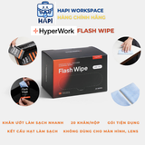 Khăn ướt HyperWork Flash Wipe làm sạch nhanh nội thất, vật dụng 