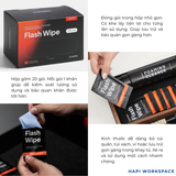  Khăn ướt HyperWork Flash Wipe làm sạch nhanh nội thất, vật dụng 