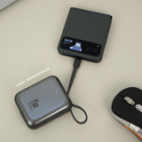  Sạc dự phòng siêu nhỏ gọn WiWU Galaxy Pro 10.000mAh 35W 2 cáp tích hợp 