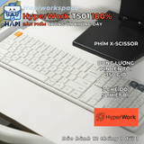  Bàn phím không dây HyperWork Silentkey TS01 / Giảm tiếng ồn / Layout Fullsize 