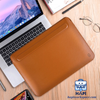  Túi da PU chống sốc WiWU Skin Pro Slim 13.3-16 inch, tích hợp giá đỡ tản nhiệt 