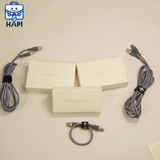  Cáp sạc WiWU Concise 3-in-1 100W WI-C033, combo 3 cáp, bọc dù 