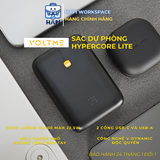  Sạc dự phòng sạc nhanh 10.000mAH 22.5W Voltme HYPERCORE 