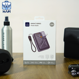  Sạc Dự Phòng WiWU Knight Series có chân sạc, tích hợp cáp, giá đỡ, sạc không dây 