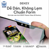  Kính cường lực chống nhìn trộm iPhone Dekey Master Glass 3D Sentery Privacy For iPhone DK-MG3S-P: Cứng cáp, bảo vệ thiết bị 